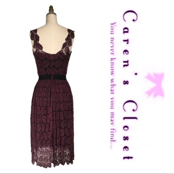 Robert Rodriguez Purple Boho Crochet Dress - Picture 2 of 6